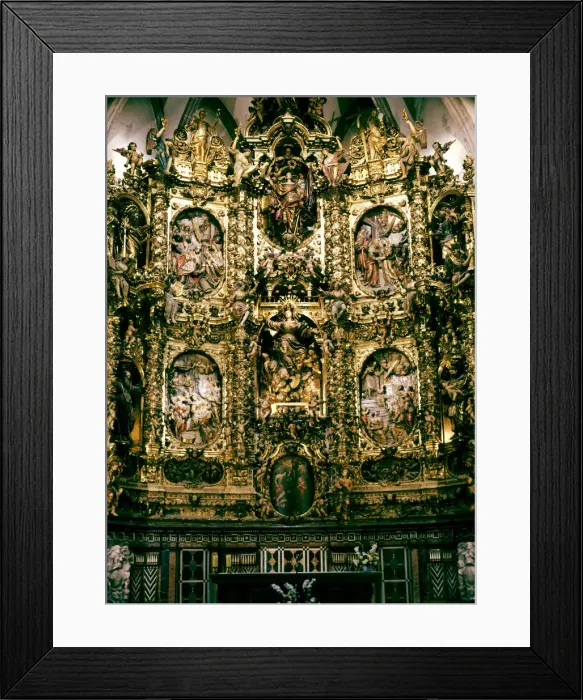 Framed Print : Altarpiece of the Church of Santa Maria of Arenys (1706 - 1712), work by Pau Costa Framed Print : Altarpiece of the Church of Santa Maria of Arenys (1706 - 1712), work by Pau Costa