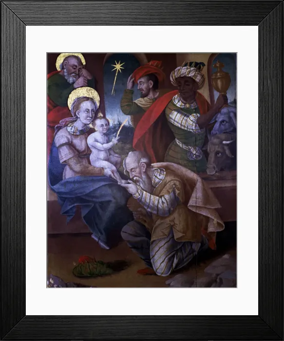 Framed Print : Adoration of the Magi, by an anonymous author Framed Print : Adoration of the Magi, by an anonymous author