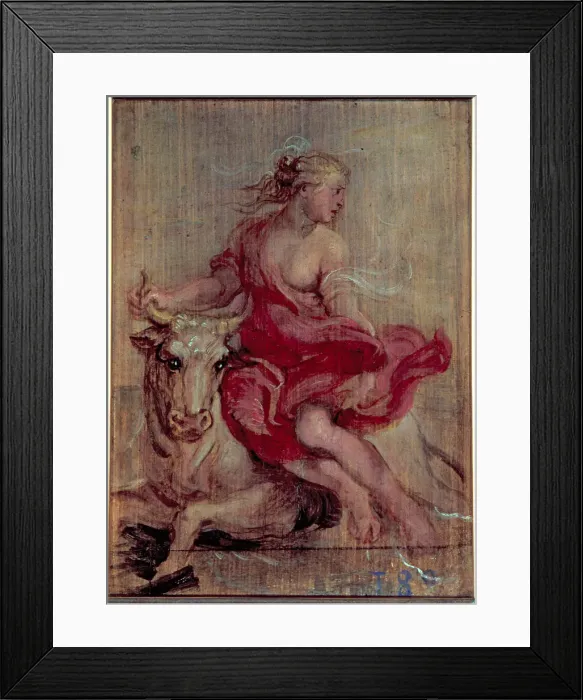 Framed Print : The Rape of Europe, by Peter Paul Rubens Framed Print : The Rape of Europe, by Peter Paul Rubens