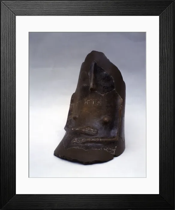 Framed Print : Gava Venus, from the prehistoric mines of Can Tintorer. It is made of ceramic Framed Print : Gava Venus, from the prehistoric mines of Can Tintorer. It is made of ceramic