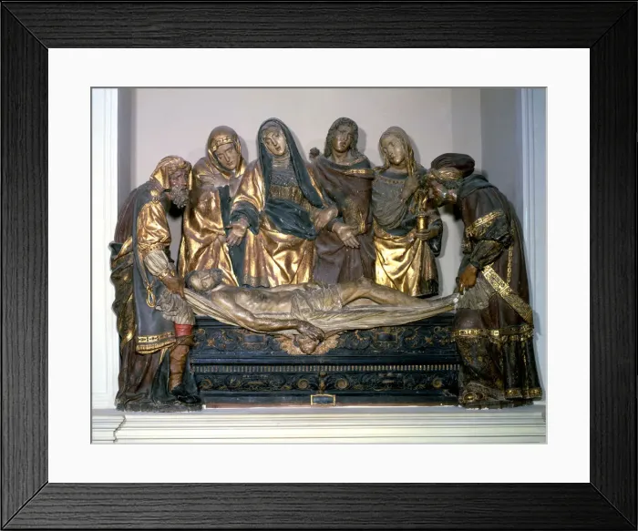 Framed Print : Burial of Christ, sculptural group from the Convent of San Jeronimo of Granada Framed Print : Burial of Christ, sculptural group from the Convent of San Jeronimo of Granada