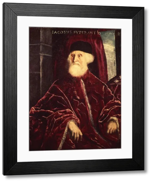 Framed Print : Portrait of the attorney James Saranzo, painting by Tintoretto Framed Print : Portrait of the attorney James Saranzo, painting by Tintoretto