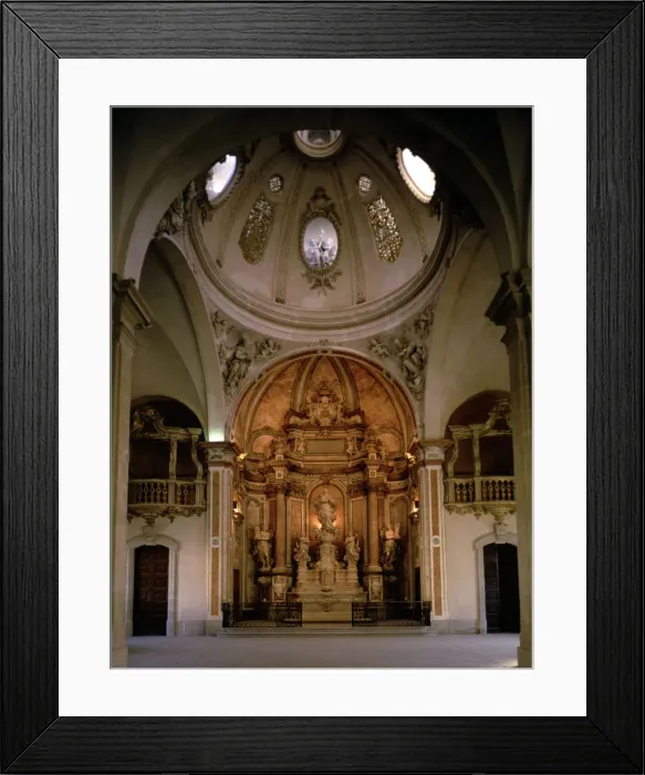 Framed Print : University of Cervera. Chapel and main altar, by Jaime Padro i Cots (1777-1787) Framed Print : University of Cervera. Chapel and main altar, by Jaime Padro i Cots (1777-1787)