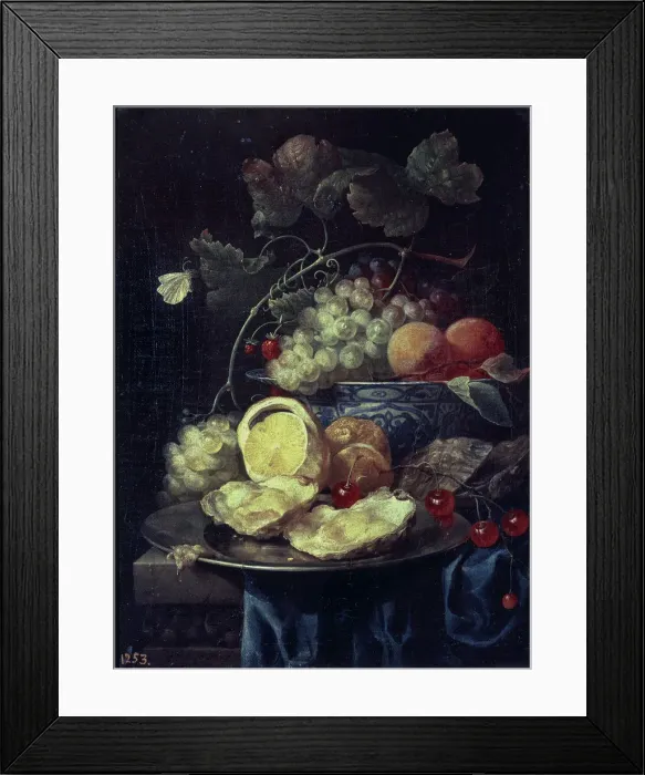 Framed Print : Still Life with Fruits, by Joris van Son, 1664 Framed Print : Still Life with Fruits, by Joris van Son, 1664