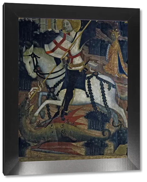 Saint George, central table of a missed altarpiece from the Franciscan Convent of Inca