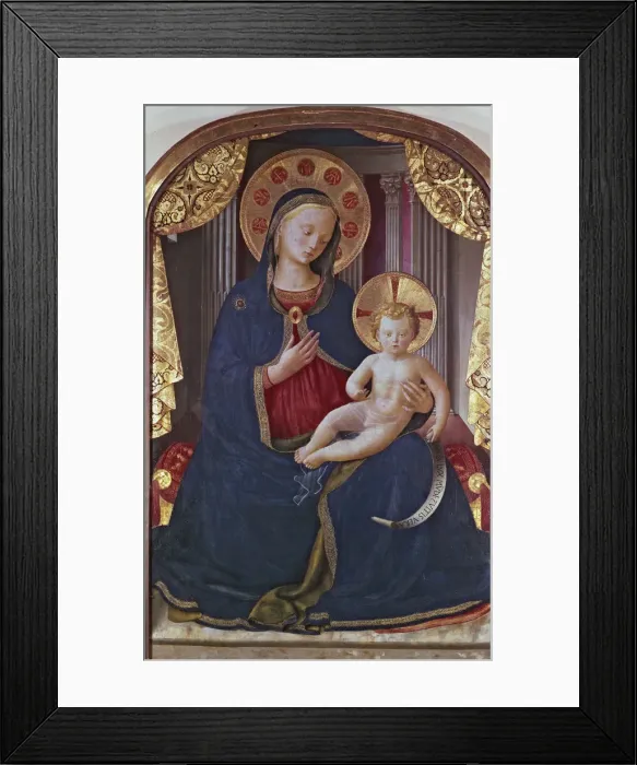 Framed Print : Madonna with the Child, by Fra Angelico Framed Print : Madonna with the Child, by Fra Angelico
