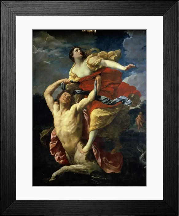 Framed Print : Dejanire and the Centaur Nessus work by Guido Reni Framed Print : Dejanire and the Centaur Nessus work by Guido Reni