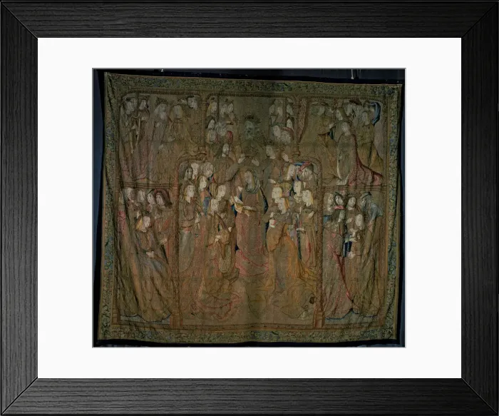 Framed Print : The Triumph of the Mother of God, series of fifteenth-century Flemish tapestries Framed Print : The Triumph of the Mother of God, series of fifteenth-century Flemish tapestries