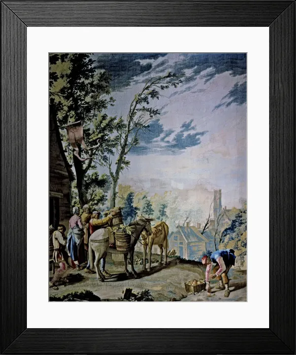 Framed Print : The harvest tapestry by David Teniers Framed Print : The harvest tapestry by David Teniers