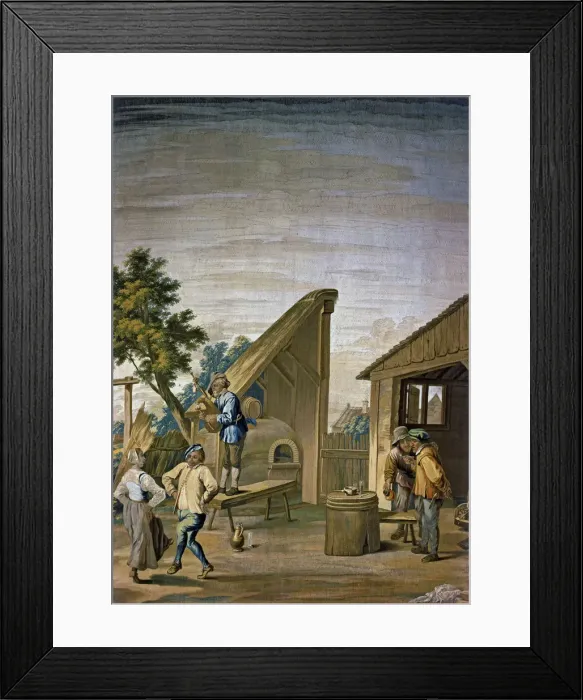 Framed Print : The dance, tapestry by David Teniers Framed Print : The dance, tapestry by David Teniers