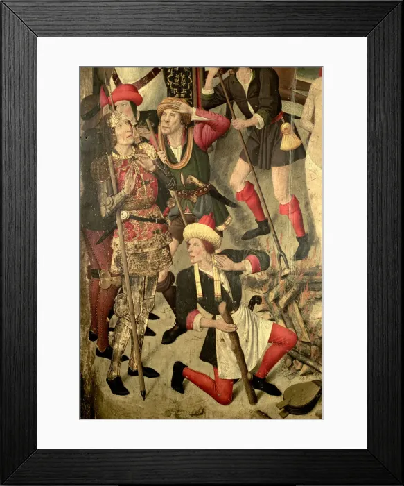 Framed Print : Detail of the Altarpiece of Saint Vincent by Jaume Huguet Framed Print : Detail of the Altarpiece of Saint Vincent by Jaume Huguet