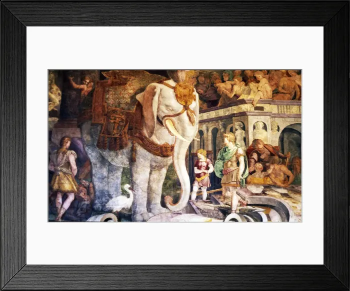 Framed Print : The royal elephant, work by Le Rosso Framed Print : The royal elephant, work by Le Rosso