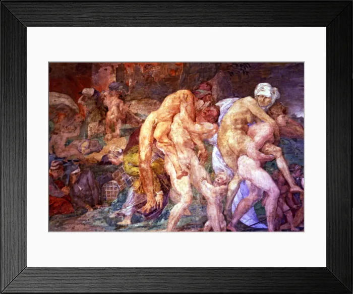 Framed Print : Fire, work by Le Rosso Framed Print : Fire, work by Le Rosso