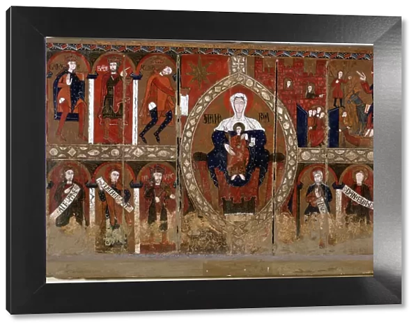 Espinelves Frontal (or the three kings), panel painting