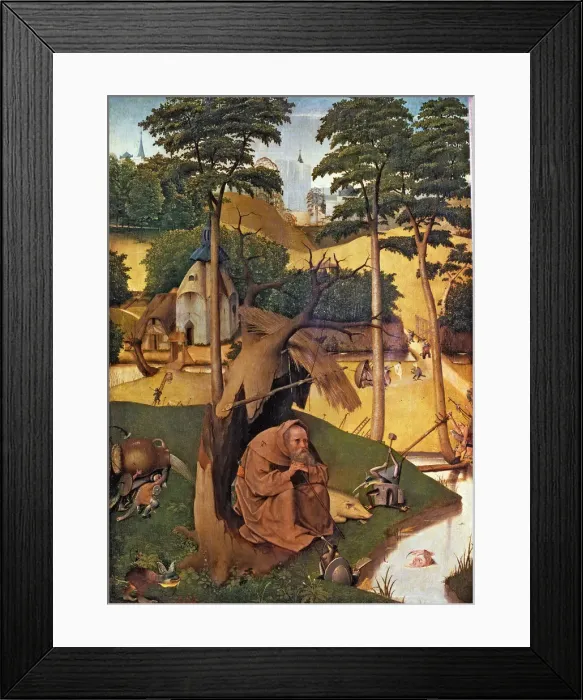 Framed Print : Temptations of Saint Anthony, by the Bosco Framed Print : Temptations of Saint Anthony, by the Bosco