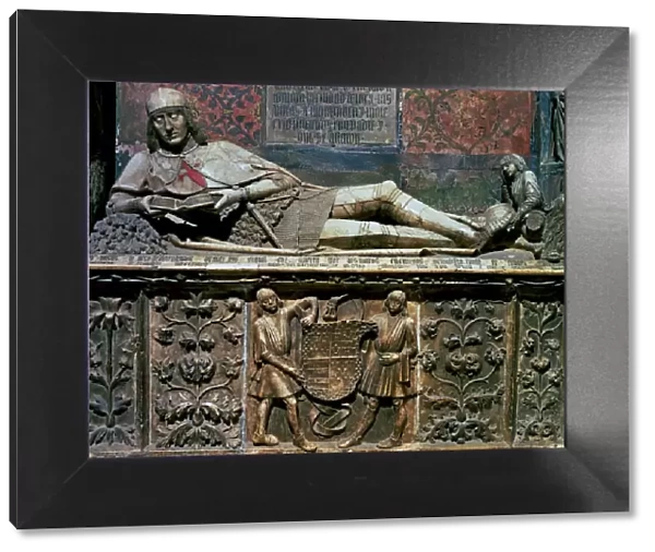 The Young Nobleman of Siguenza, tomb of Martin Vazquez de Arce in the chapel of St