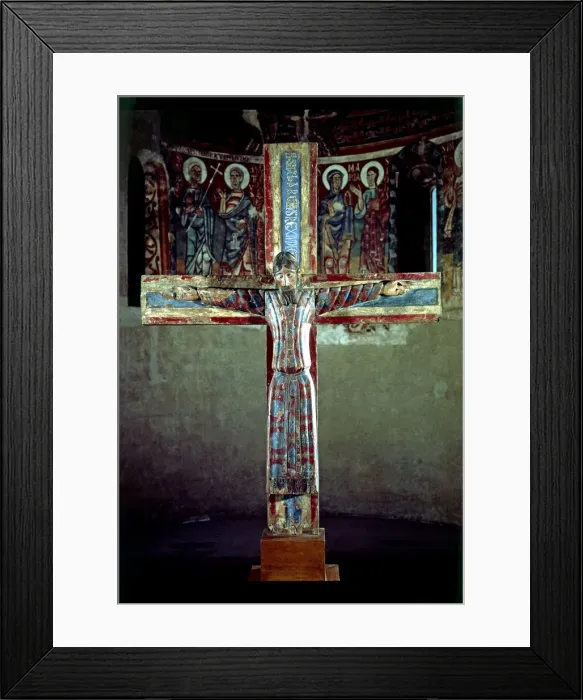 Framed Print : Batllo Majesty, polychromed sculpture from Olot Framed Print : Batllo Majesty, polychromed sculpture from Olot