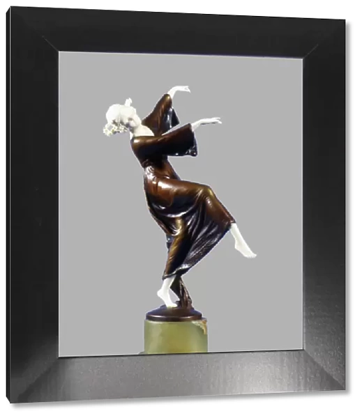 Dancer in bronze and ivory