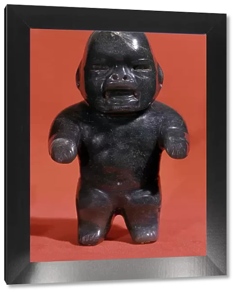Jade figurine, probably a child although the Olmecs used to represent adults with