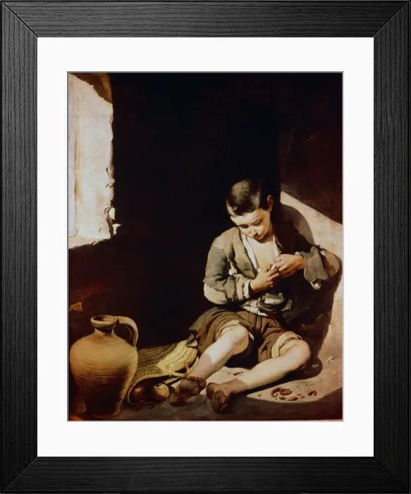 Framed Print : The little beggar (1650?) by Bartolome Murillo Framed Print : The little beggar (1650?) by Bartolome Murillo