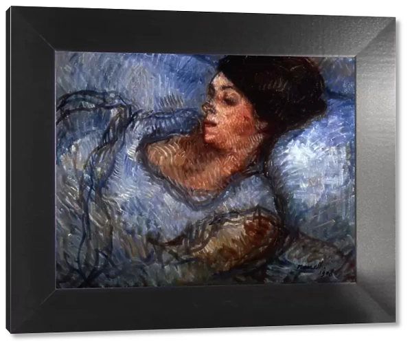 Reclining Woman, 1908, painting by Isidre Nonell