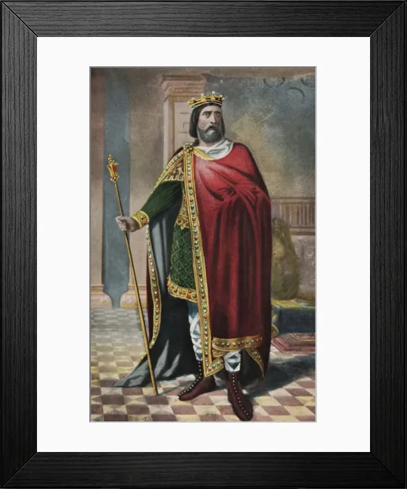 Framed Print : Don Ordono II Adefonsiz (871-Leon, 924), King of Galice and Leon Framed Print : Don Ordono II Adefonsiz (871-Leon, 924), King of Galice and Leon