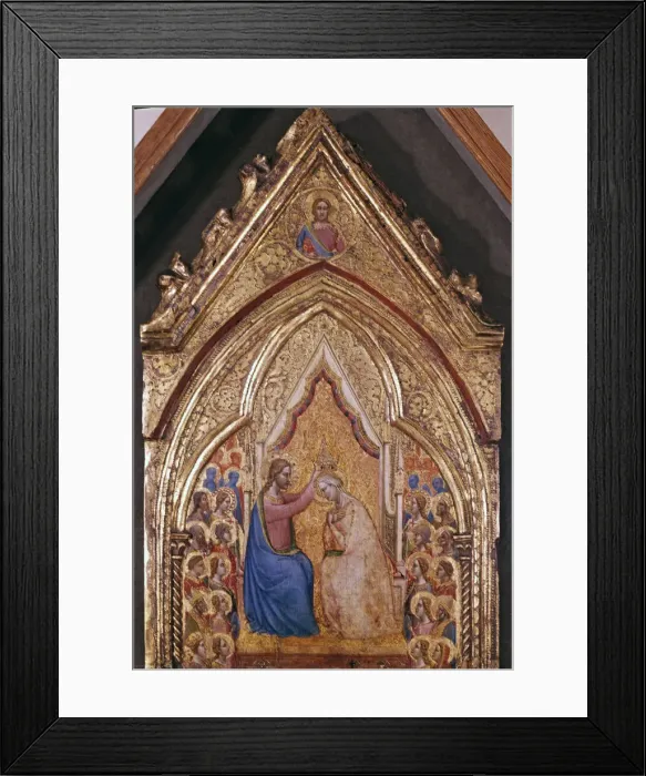 Framed Print : Coronation of the Virgin, by Bernardo Daddi Framed Print : Coronation of the Virgin, by Bernardo Daddi