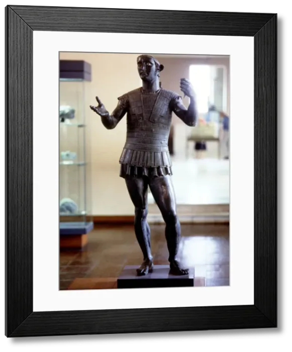 Framed Print : Bronze statue of the god Mars Framed Print : Bronze statue of the god Mars