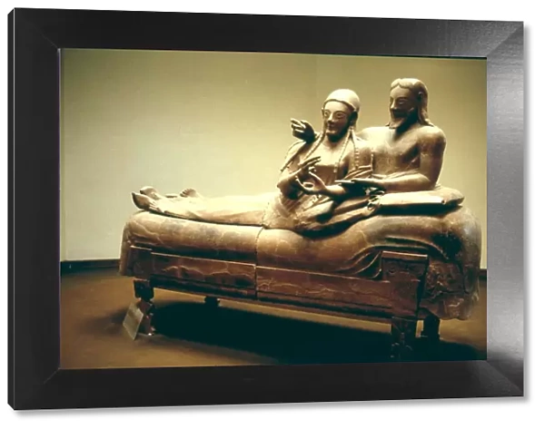 Sarcophagus of the Spouses, made in terracotta