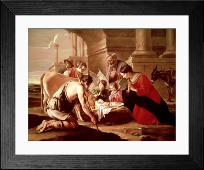 Framed Print : Adoration of the Shepherds Framed Print : Adoration of the Shepherds