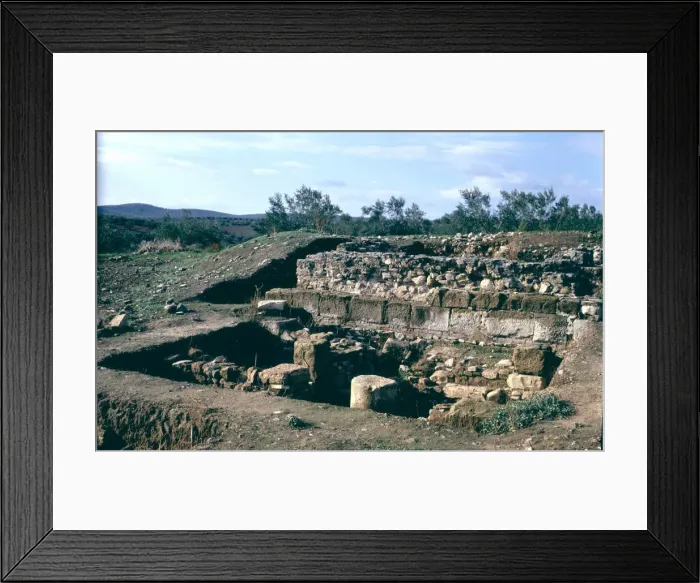 Framed Print : Roman ruins of Castulo, located on a hill on the Guadalquivir River Valley, near Linares Framed Print : Roman ruins of Castulo, located on a hill on the Guadalquivir River Valley, near Linares