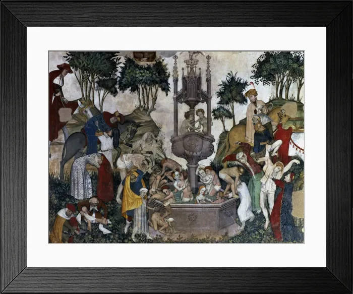 Framed Print : The fountain after bathing in the Fountain of Youth Framed Print : The fountain after bathing in the Fountain of Youth