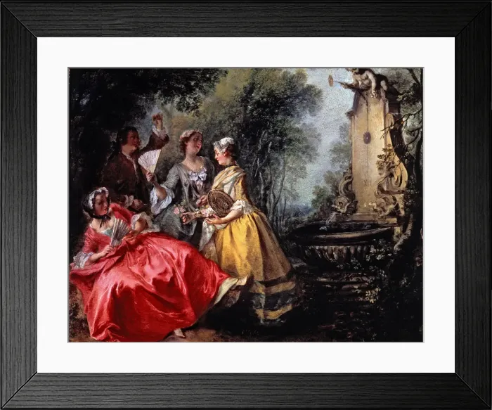 Framed Print : Noon, painting of the series The four times of the day, 1741, by Nicolas Lancret Framed Print : Noon, painting of the series The four times of the day, 1741, by Nicolas Lancret