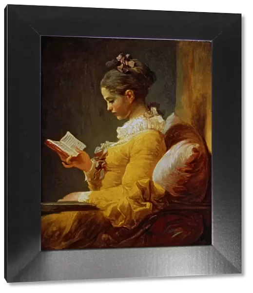 Girl reading, by Jean Honore Fragonard