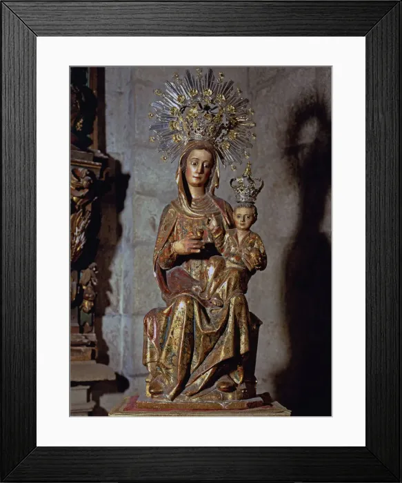 Framed Print : Gothic Virgin known as the Patron Framed Print : Gothic Virgin known as the Patron