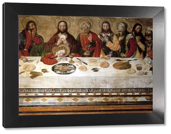 Last Supper, oil Painting by an anonymous author