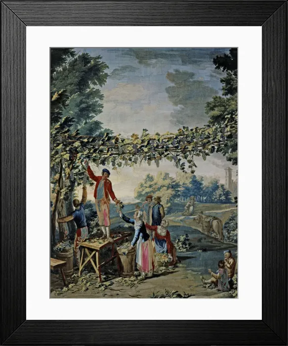 Framed Print : Autumn (The harvest). Tapestry by James Amigoni Framed Print : Autumn (The harvest). Tapestry by James Amigoni