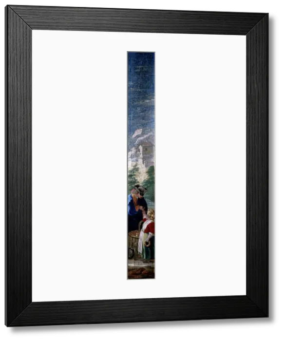Framed Print : The ring-shaped pastries maker, tapestry made on a cardboard by Francisco de Goya Framed Print : The ring-shaped pastries maker, tapestry made on a cardboard by Francisco de Goya
