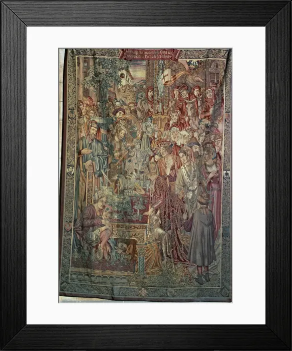 Framed Print : The councilors visit the glass fair of the Borne on the first day of the year Framed Print : The councilors visit the glass fair of the Borne on the first day of the year