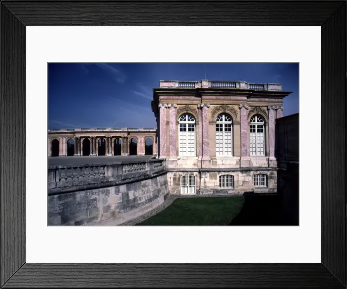 Framed Print : Architectural detail of a side of the Grand Trianon palace Framed Print : Architectural detail of a side of the Grand Trianon palace