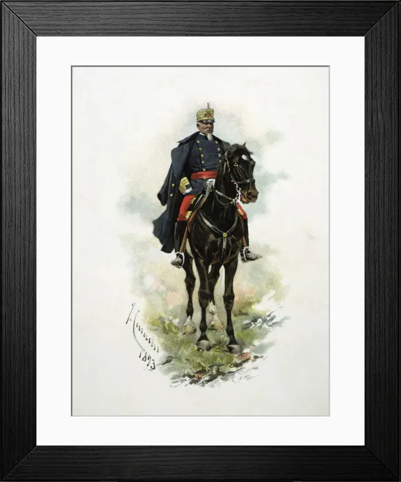 Framed Print : General on horseback, by Jose Cusachs, 1893 Framed Print : General on horseback, by Jose Cusachs, 1893
