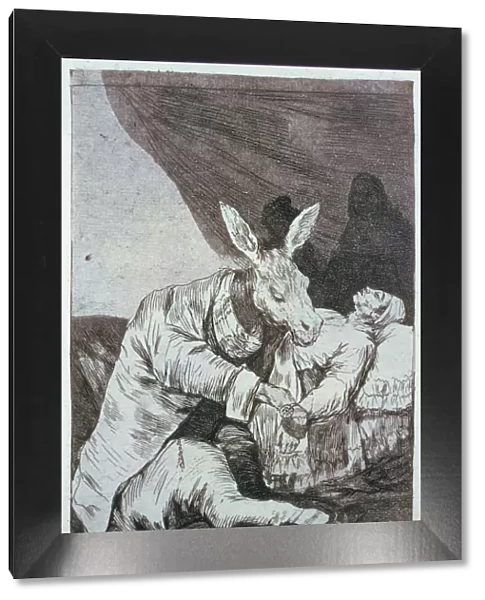 Los Caprichos, series of etchings by Francisco de Goya (1746-1828), plate 40: ¿De