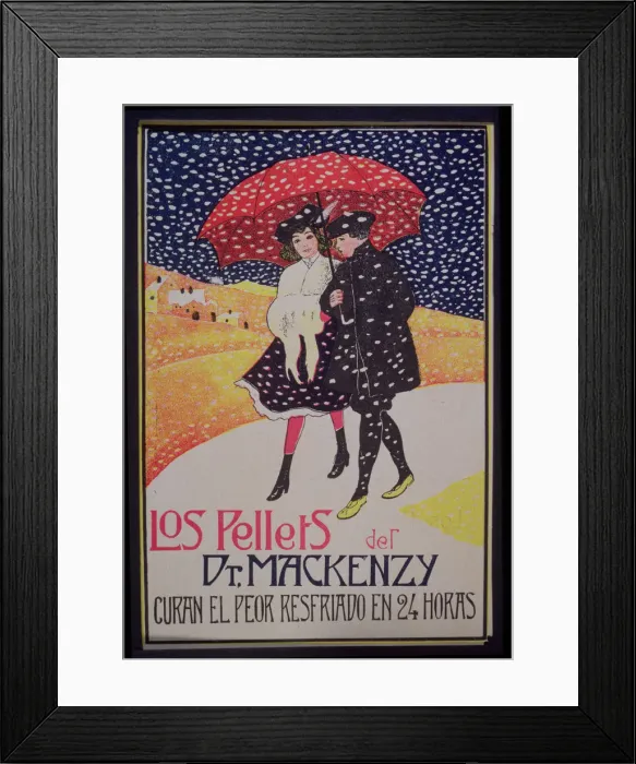 Framed Print : Advertising poster of the drug Pellets of Dr. Mackenzy, 1908 Framed Print : Advertising poster of the drug Pellets of Dr. Mackenzy, 1908