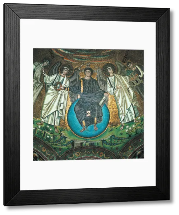Framed Print : Mosaic in the apse of San Vitale Framed Print : Mosaic in the apse of San Vitale