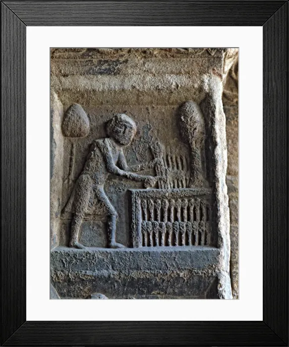 Framed Print : Bas-relief in the arch of the facade of the Monastery of Santa Maria de Ripoll Framed Print : Bas-relief in the arch of the facade of the Monastery of Santa Maria de Ripoll
