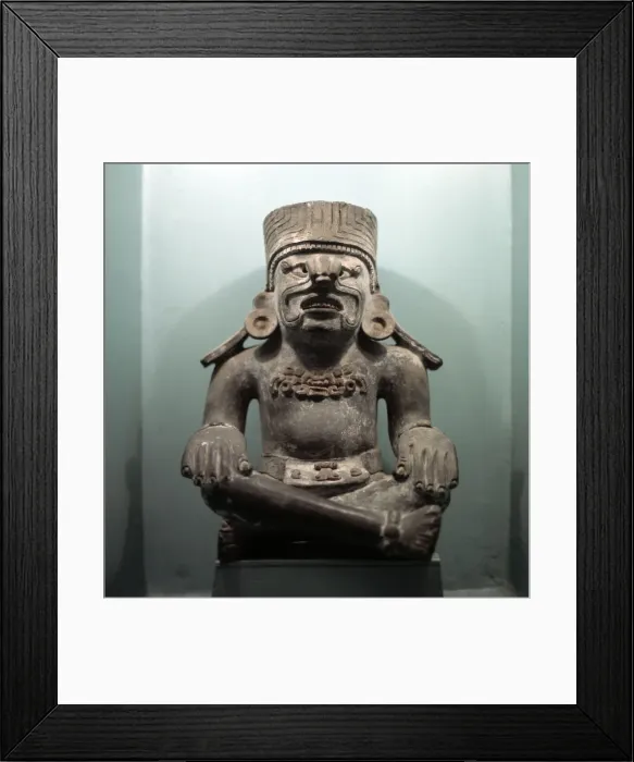 Framed Print : Figure from the classic period from Alban Mount Framed Print : Figure from the classic period from Alban Mount