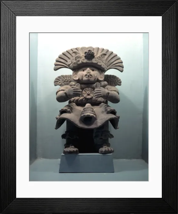 Framed Print : Figure of the classic period from Monte Alban Framed Print : Figure of the classic period from Monte Alban