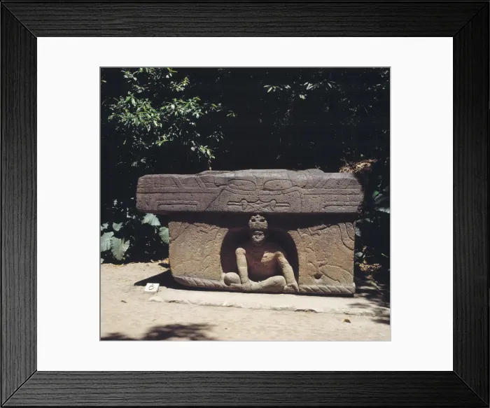 Framed Print : Olmec Altar in the Parque Museo La Venta in Villahermosa Framed Print : Olmec Altar in the Parque Museo La Venta in Villahermosa