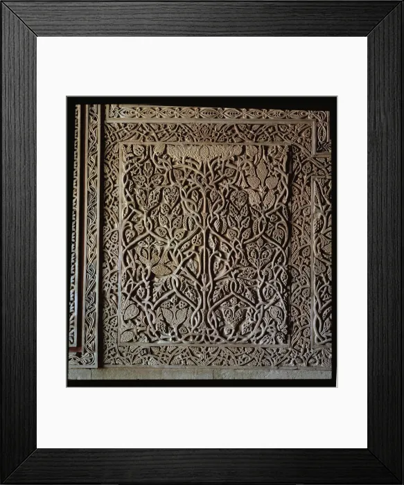 Framed Print : Detail of the wall decoration in the Royal Hall of Medina Azahara Framed Print : Detail of the wall decoration in the Royal Hall of Medina Azahara
