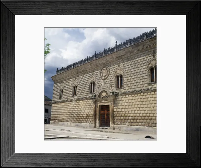 Framed Print : Exterior view of the Ducal Palace, built between 1492 and 1495 for the Dukes of Medinacelli Framed Print : Exterior view of the Ducal Palace, built between 1492 and 1495 for the Dukes of Medinacelli
